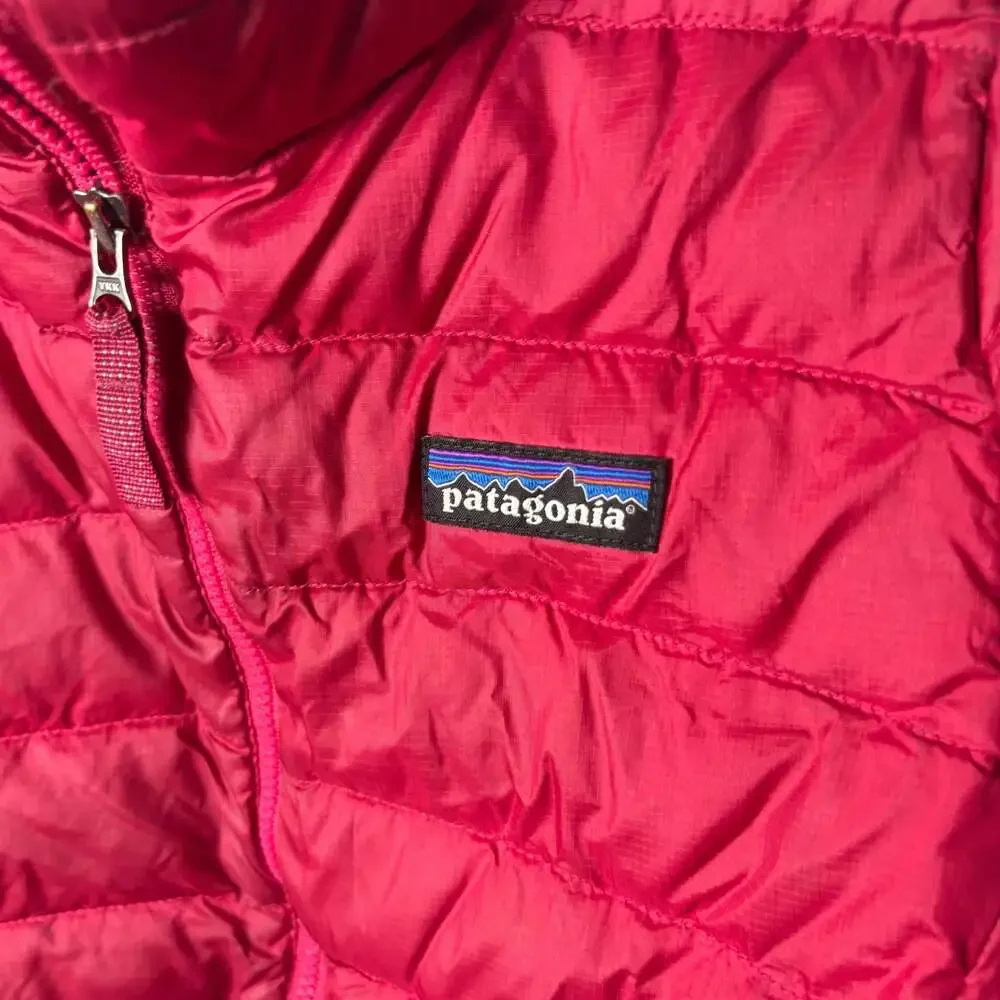 Patagonia Girls Down Full Zip Lightweight Puffer Jacket